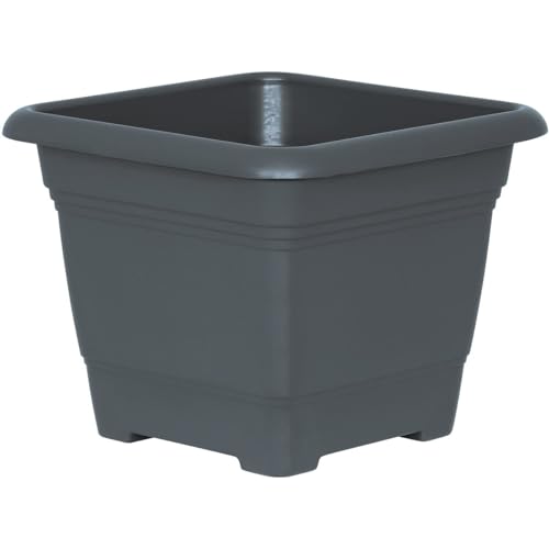 Geli Pflanzkübel Nora Anthrazit 28 cm quadratisch - Kunststoff Geli Pflanzkübel Nora Anthrazit 28 cm quadratisch - Kunststoff von Geli