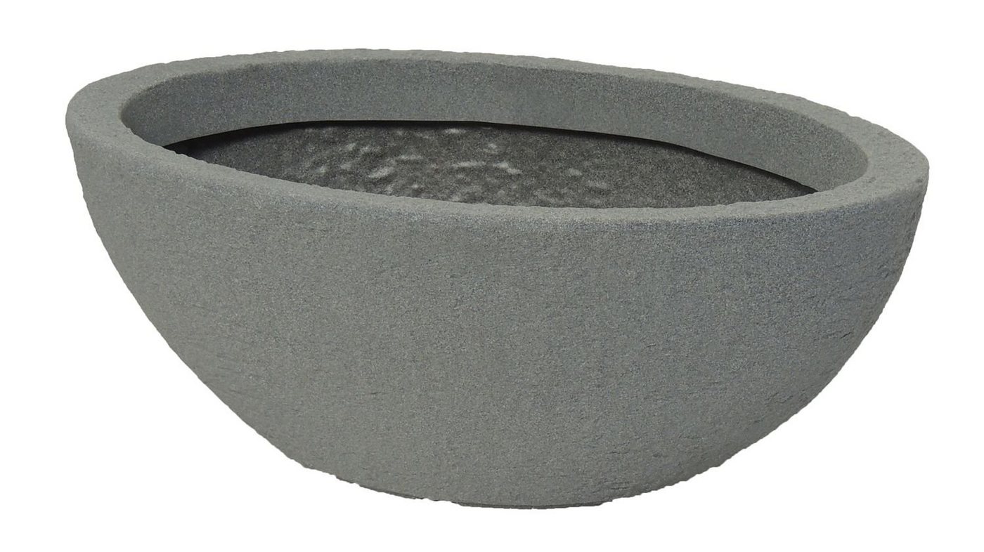 Geli Pflanzkübel Pflanzschale Stone oval aus Kunststoff Steinoptik von Geli