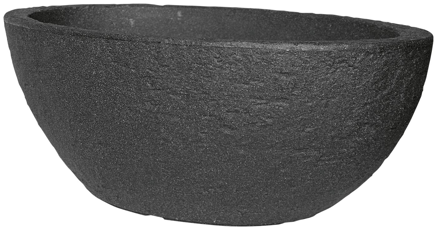Geli Pflanzkübel Schale Stone 60 cm anthrazit von Geli
