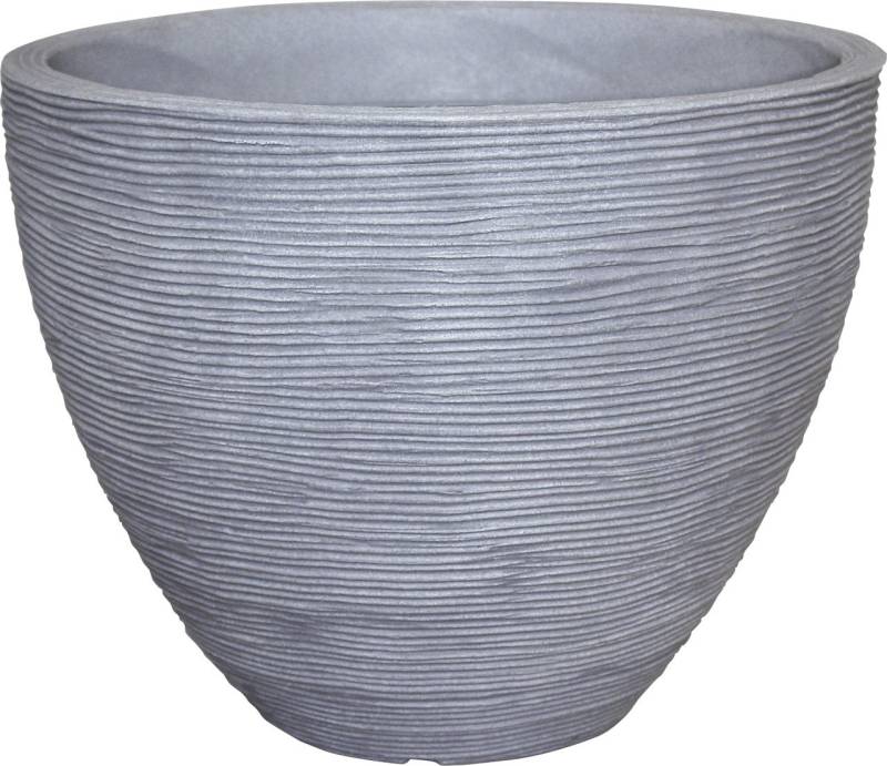Geli Pflanztopf mit Rillen Ø 40 x 31 cm betonfarbe von Geli
