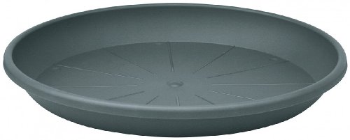 Untersetzer CYLINDRO rund aus Kunststoff, Farbe:anthrazit;Durchmesser:25 cm von Geli