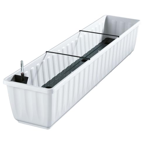 geli Thermo Plastic – Batterie Box Flowers von Aqua Plus weiß 100 cm geli Thermo Plastic – Batterie Box Flowers von Aqua Plus weiß 100 cm von geli Thermo Plastic