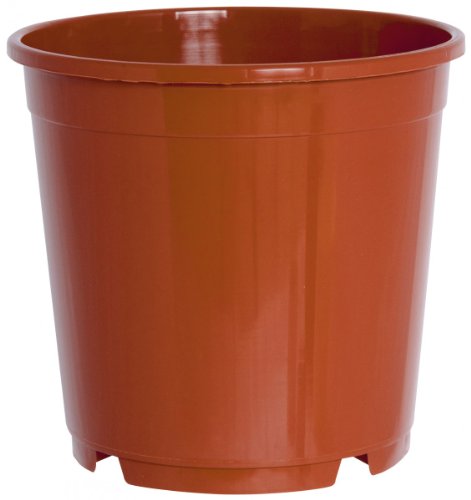 geli Thermo Plastic Containertopf, Kunststoff, mit Ablauflöchern. D 11 x H 10 cm von geli Thermo Plastic