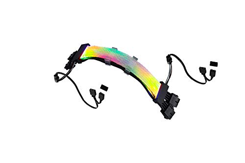 Gelid Solutions Astra RGB 8-Pin(2X) - 24 ultrahelle RGB-LEDs - Doppelseitige RGB-Beleuchtung - Dualer PCI-E-Stromanschluss - Größen 300x20x50 von Gelid Solutions