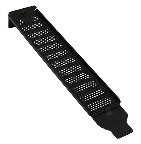 GELID SOLUTIONS SL-PCI-01-A PCI-Slot-Abdeckung, Stahl, schwarz, 120,5 x 21,7 x 15,6 mm (L x T x H) von Gelid Solutions