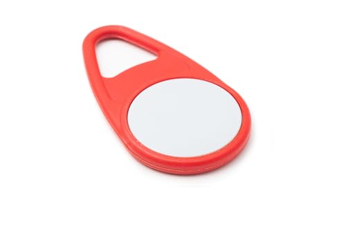 Gelikom RFID KeyFob 04 NXP MIFARE DESFire EV2 4K 70pF (13,56MHz) (Rot, 5 Stück) von Gelikom