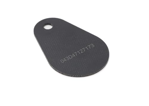 Gelikom RFID KeyFob Heavy Duty EM4102 (125KHz) (Schwarz Inkl. Gelaserter UID, 100) von Gelikom