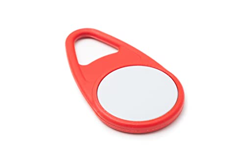 Gelikom RFID KeyFob 04 NXP MIFARE DESFire EV2 4K 70pF (13,56MHz) (Rot, 10 Stück) von Gelikom