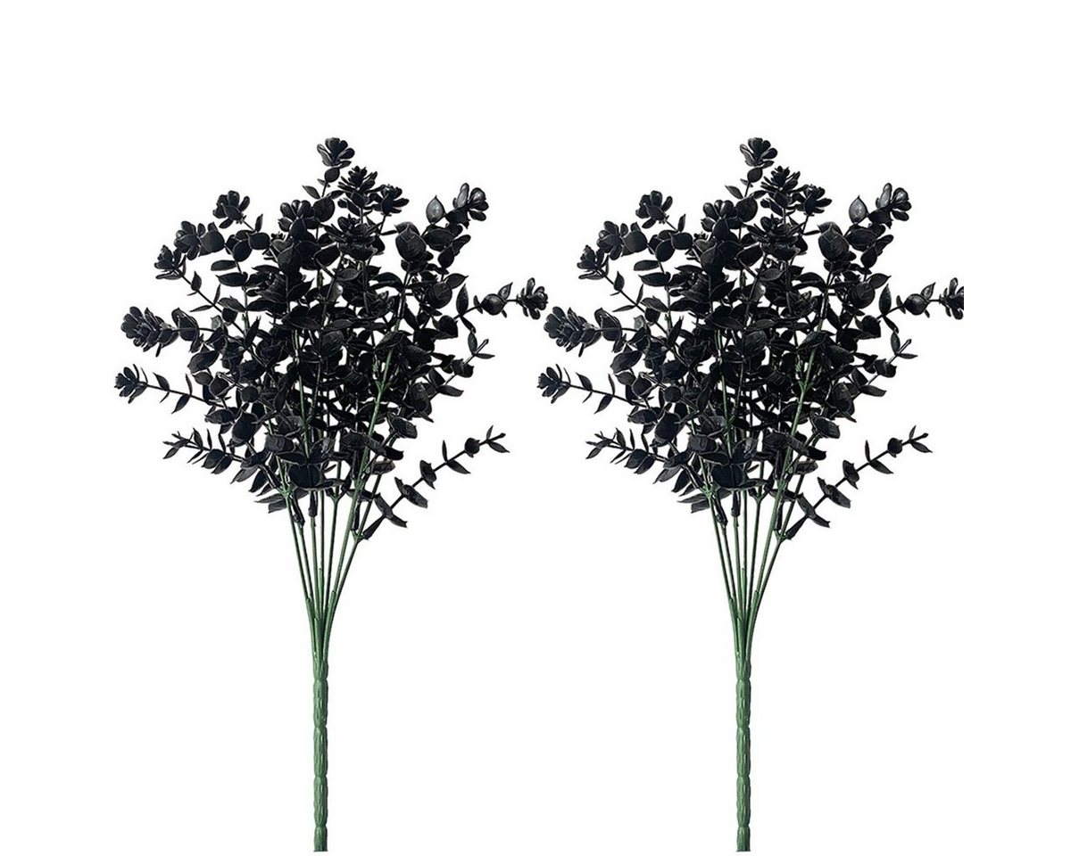 Kunstblumenstrauß Künstliche Orchideenstiele, schwarze tanzende Orchidee, GelldG von GelldG