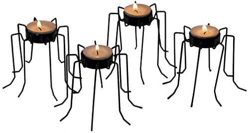 Gem Imports Halloween-Teelichthalter, Spinne, 4 Stück von Gem Imports