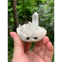 Bergkristall Igel/Natürlich Klare Weiße Kristallstufe/Kristall Skulptur/Kristall Schnitzereien/Geschenk Für Kind/Heilkristall von GemWholesaler