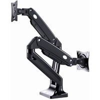 Gembird - MA-DA2-03 Vollbeweglicher Schreibtisch-Montagearm für 2 Displays, 17-35 Zoll, bis zu 10 kg von Gembird