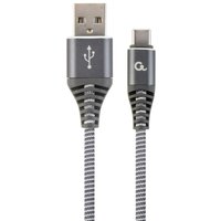 CC-USB2B-AMCM-1M-WB2 USB-Kabel 1m usb 2.0 usb a usb c Grau, Weiß - Gembird von Gembird