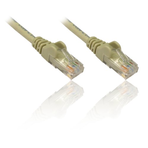 PremiumCord Netzwerkkabel, Ethernet, LAN & Patch Kabel CAT5e, UTP, Schnell flexibel & Robust RJ45 Kabel 1Gbit/S, AWG 26/7, Kupferkabel 100% Cu, Grau, 300m von PremiumCord