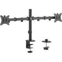 Gembird MA-D2-01 Monitorhalterung / -ständer 81,3 cm (32 Zoll) Schwarz Schreibtisch von Gembird
