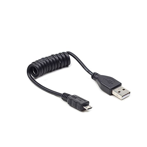 Gembird USB A – Micro USB B, 0.6 m – USB Kabel (0.6 M, USB A, Micro-USB B, männlich/männlich, Gold, Schwarz) von Gembird