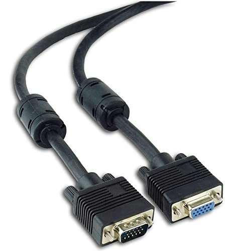 Gembird cc-ppvgax-10-b VGA-Kabel VGA-Kabel (VGA (D-Sub), VGA (D-Sub), männlich, weiblich, Schwarz) von Gembird