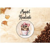 Magnet Rosalinde || Durchmesser 3, 5cm Kühlschrankmagnet, Buttonmagnet Magnet Rosalinde || Durchmesser 3, 5cm Kühlschrankmagnet, Buttonmagnet von GemeinsamSparen