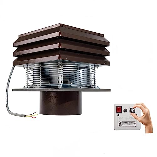 Rauchsauger Für Runden 25 cm 250 mm Kamin Schornstein Ventilator Kaminzugventilator Edelstahlschornsteine Anheizen Hilfe Rauchabzugsgebläse Für Kamin Thermokamin Grill von Gemi Elettronica