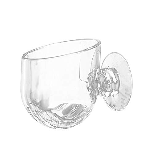 Gemini_mall Pflanzgefäß aus Glas mit 2 Saugnäpfen für Aquarien, Aquascaping, transparent von Gemini_malll