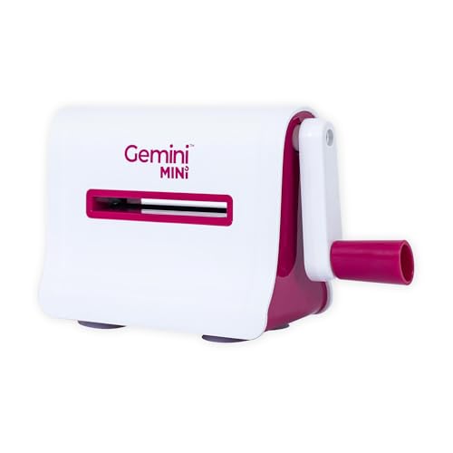 Gemini GEMII MGLO Manual Die Cutting & Embossing for Scrapbooking, Card Making and Crafting-6" x 3" Opening Plate Size…, Kunststoff, White, Mini Machine Gemini GEMII MGLO Manual Die Cutting & Embossing for Scrapbooking, Card Making and Crafting-6" x 3" Opening Plate Size…, Kunststoff, White, Mini Machine von Gemini