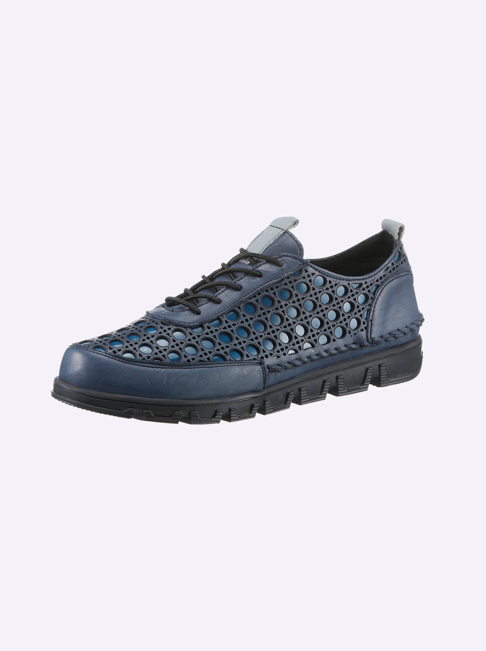 Schnürschuh in jeansblau von Gemini von Gemini