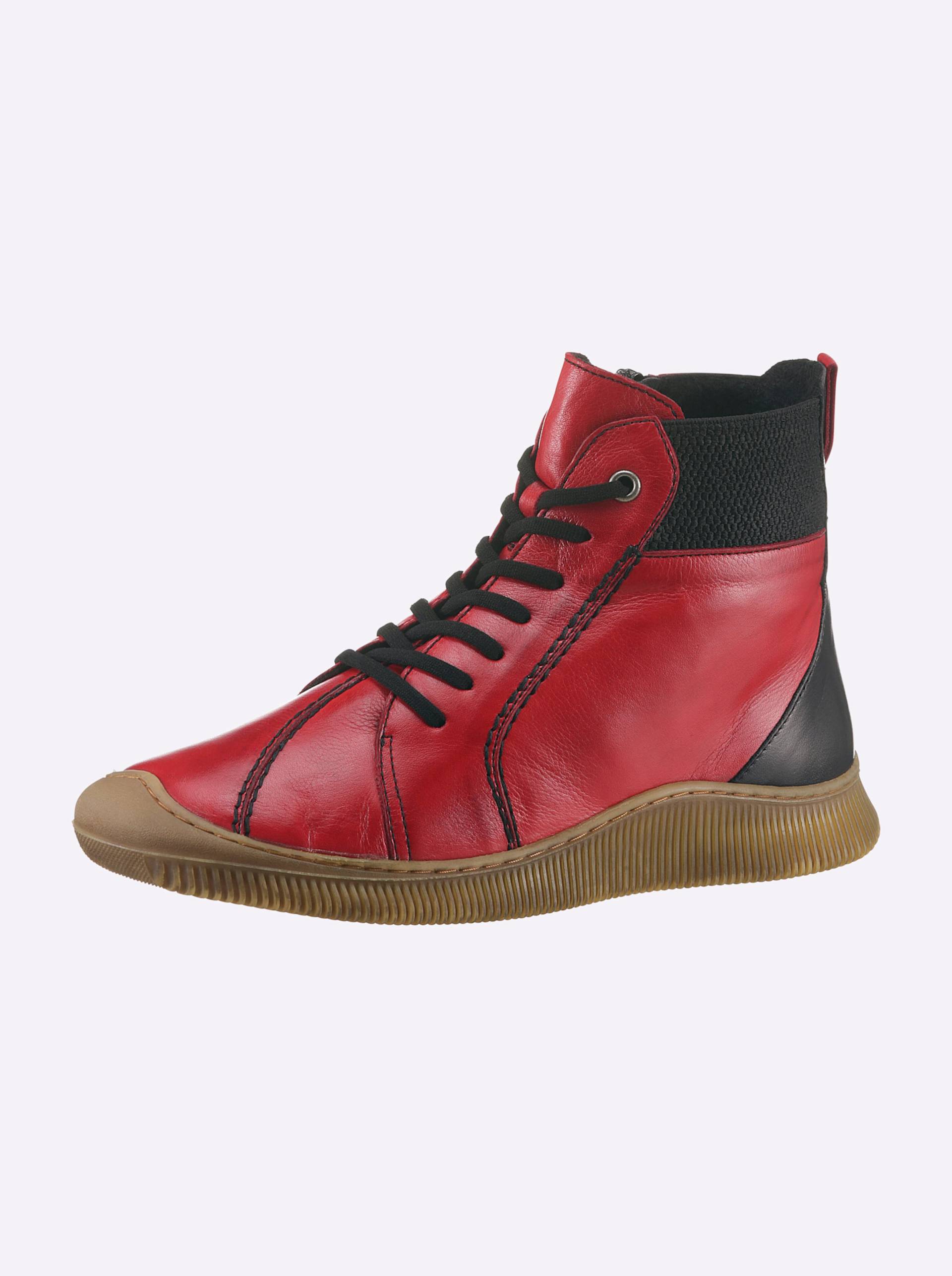 Stiefelette in rot von Gemini von Gemini