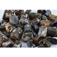 Roher Dravit Turmalin Kristall, Brauner Rohstein, Erdungskristall von GemsGalaxyStore
