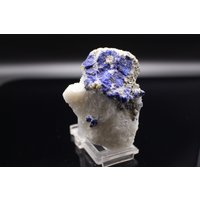 Lasurit Stufe in 360 Grad Kombination Auf Schnee Weissen Calcit Und Pyrit 85x55mm Aus Afghanistan Blauer Kristall Mineralien Lasurit Stufe in 360 Grad Kombination Auf Schnee Weissen Calcit Und Pyrit 85x55mm Aus Afghanistan Blauer Kristall Mineralien von GemsoShop