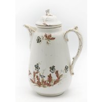 Schokoladentopf, Von John Maddock Und Söhne Burslem England, Sammler Artikel von GemsofKambora