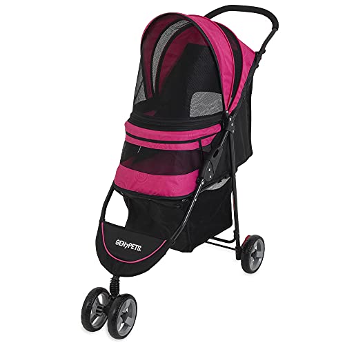 Gen7Pets Regal Plus Hunde-Kinderwagen – Raspberry Sorbet Haustier-Kinderwagen von Gen7Pets