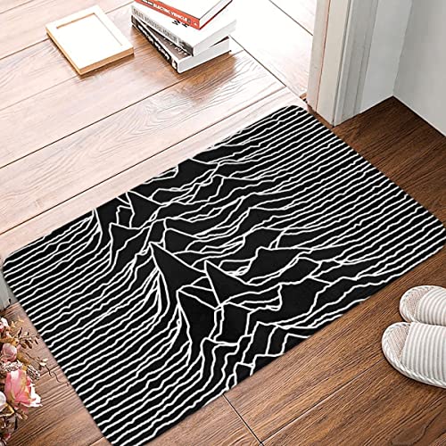 Home Entrance Fußmatte Mountain Unknown Pleasures Fußmatte Wohnzimmer Teppich Balkon Teppich Dekorieren 24"x36" von Genan Trading