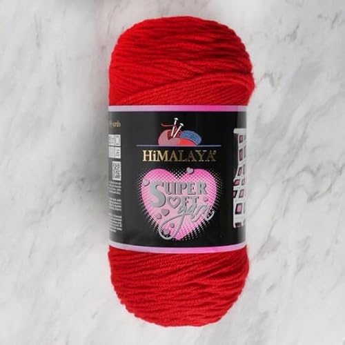 Himalaya Super Soft Yarn 200 Gr 80804 ROT von Genel