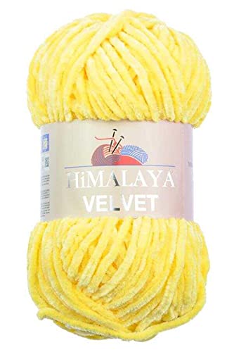 Himalaya Velvet Cord 90002 BABYGELB von Genel