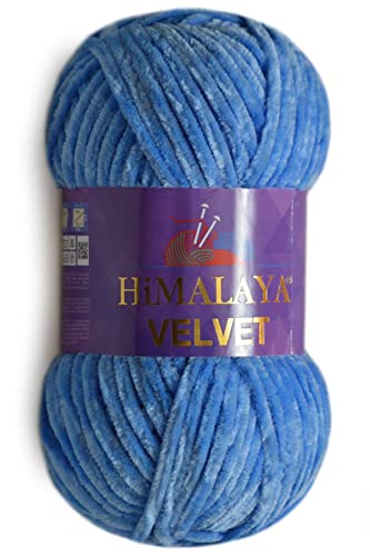 Himalaya Velvet Cord 90027 BLUE von Genel