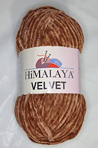 Himalaya Velvet Cord Cord 90037 KAFVE von Genel