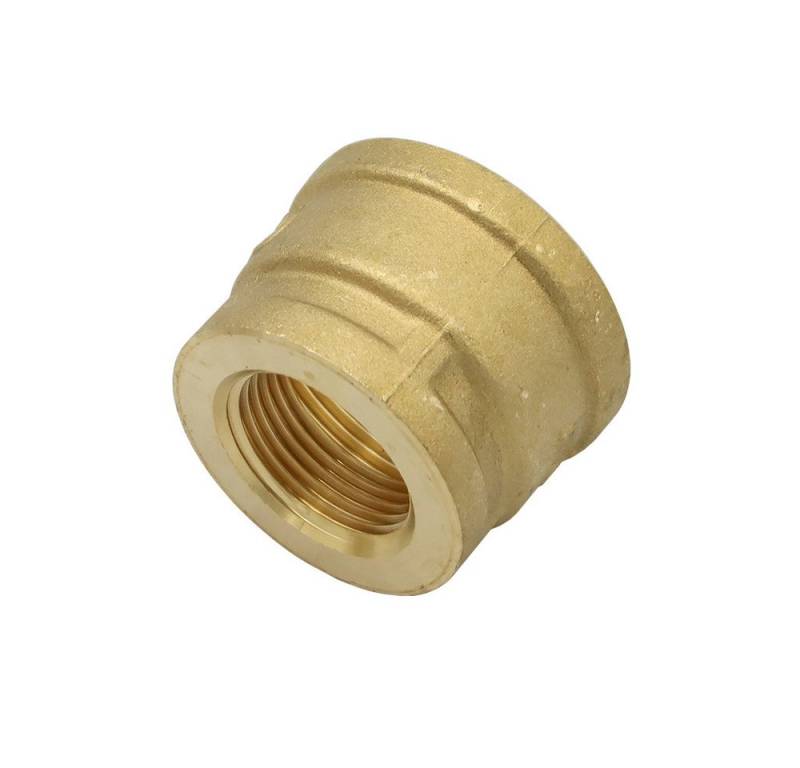 General Fittins Gewindefitting Messing Fitting Reduziermuffe 1 x 1 1/2 Zoll Übergangsmuffe von General Fittins