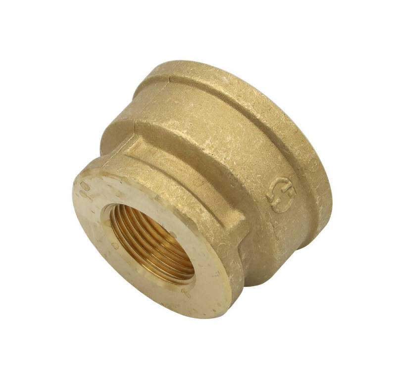General Fittins Gewindefitting Messing Fitting Reduziermuffe 1" x 2" Zoll Übergangsmuffe Reduzierung von General Fittins