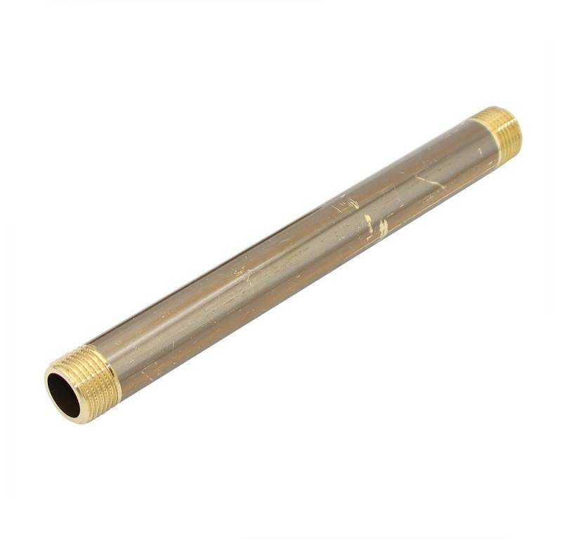 General Fittins Gewindefitting Rohrdoppelnippel 1/2" x 200mm DN15 Messing Rohrnippel Langnippel von General Fittins