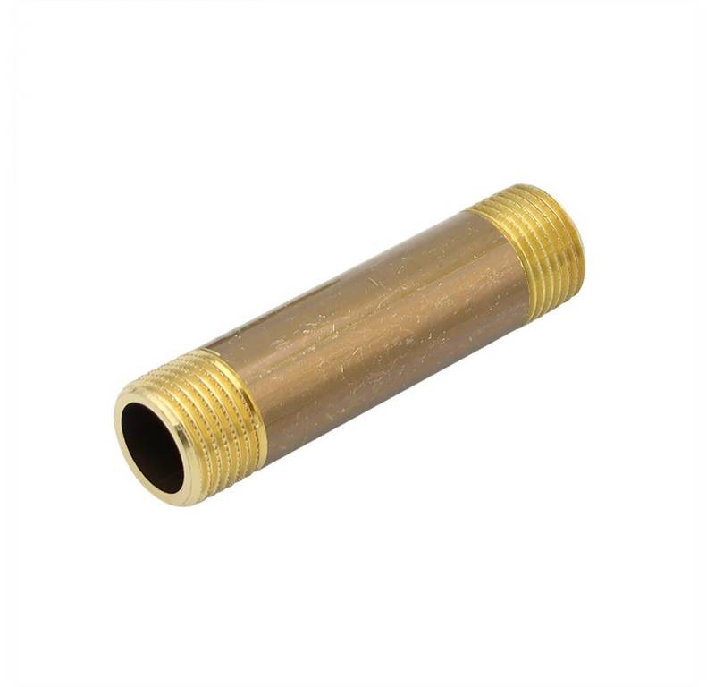 General Fittins Gewindefitting Rohrdoppelnippel 1/2" x 80mm DN15 Messing Rohrnippel Langnippel von General Fittins