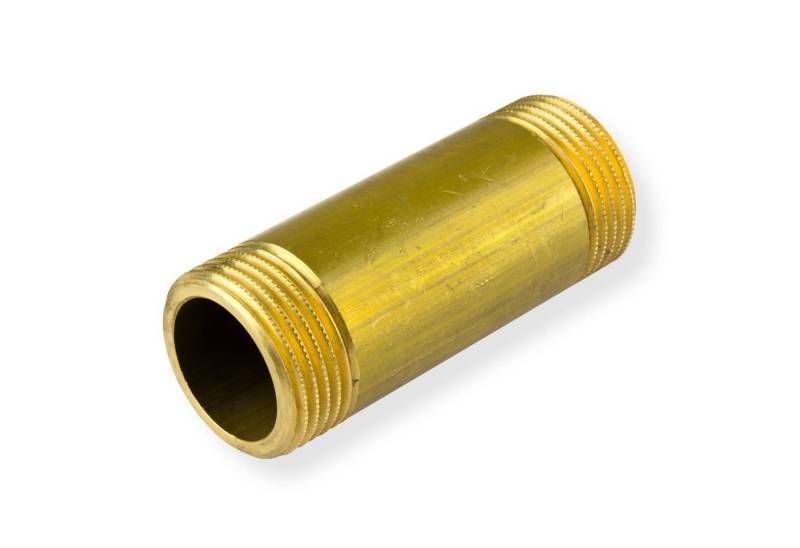 General Fittins Gewindefitting Rohrdoppelnippel 2 Zoll x 100 mm DN50 Messing Langnippel Rohrnippel von General Fittins