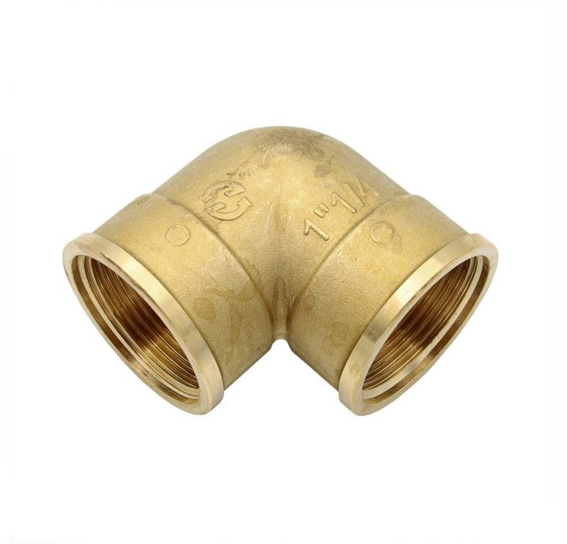 General Fittins Gewindefitting Messing Winkel 1 1/4" 5/4" DN32 Rohrwinkel Bogen Rohrbogen von General Fittins