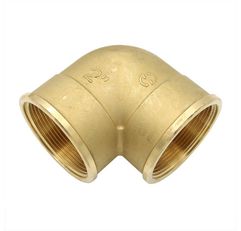 General Fittins Gewindefitting Messing Winkel 2" DN50 Rohrwinkel Bogen Rohrbogen Biegung von General Fittins