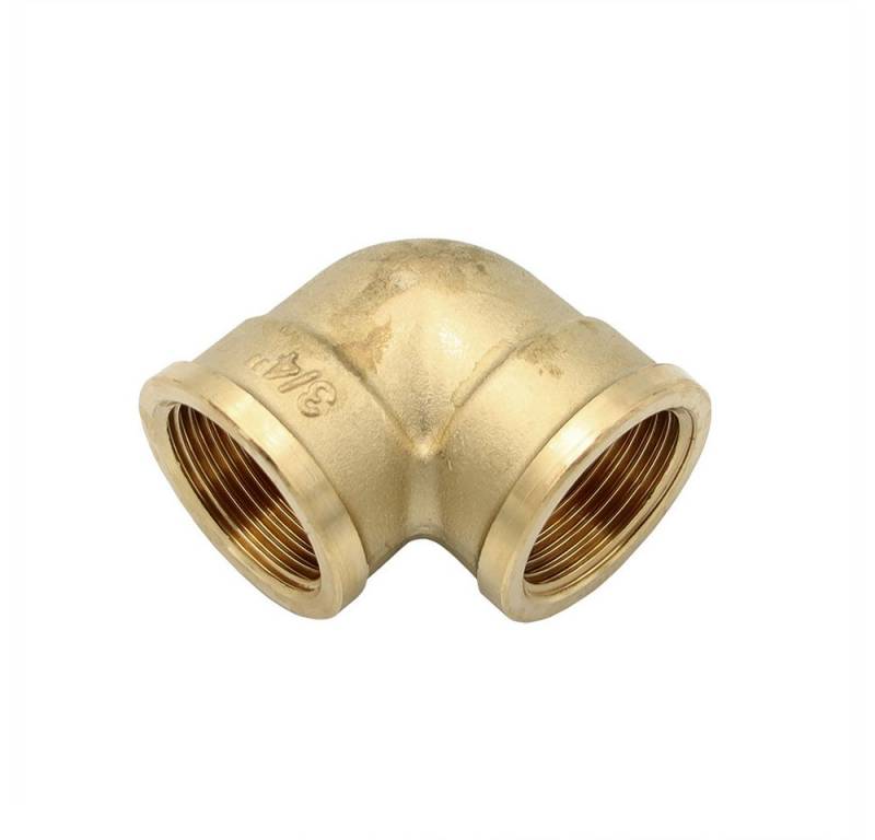 General Fittins Gewindefitting Messing Winkel 3/4" DN20 Rohrwinkel Bogen Rohrbogen Biegung von General Fittins