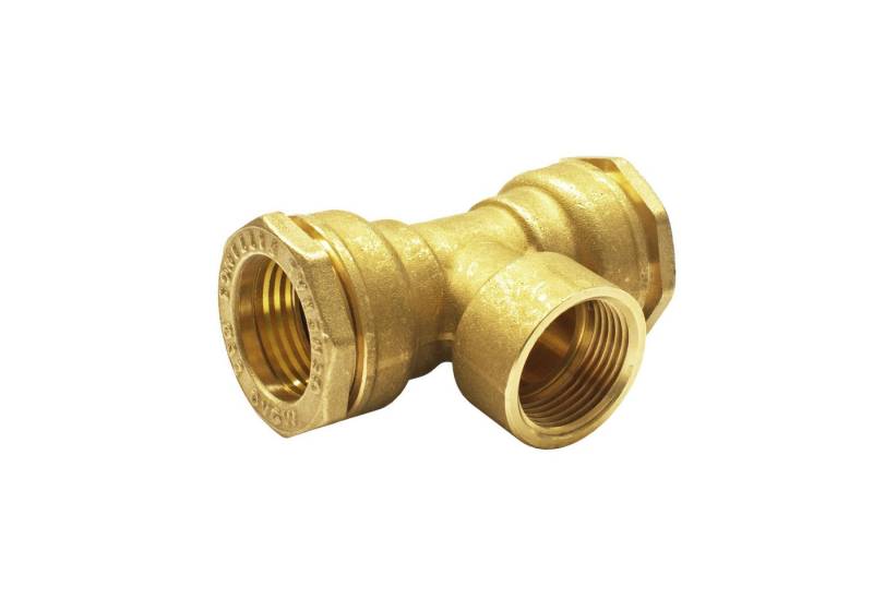 General Fittins Gewindefitting Messing PE Rohr Verschraubung T-Stück IG 40 x 1 1/4 IG x 40 mm General Fittins Gewindefitting Messing PE Rohr Verschraubung T-Stück IG 40 x 1 1/4 IG x 40 mm von General Fittins