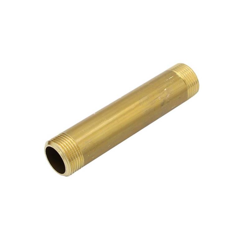 General Fittins Gewindefitting Messing Rohrdoppelnippel 3/4 Zoll x 120mm DN20 Langnippel Rohrnippel von General Fittins