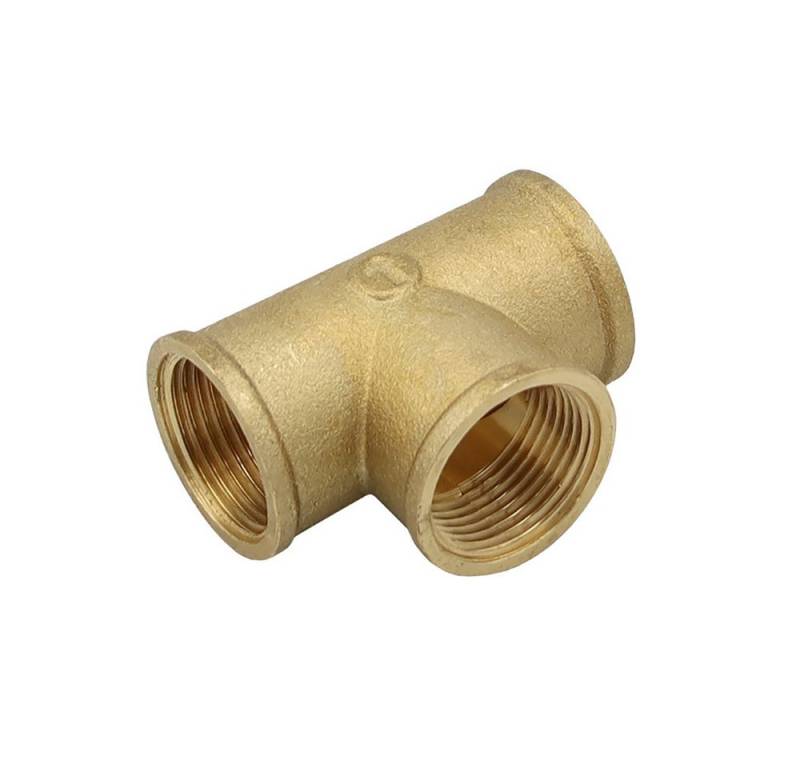 General Fittins Gewindefitting Messing T-Stück 1 Zoll DN25 Abzweig AbzweigungT-Verbinder Fitting von General Fittins