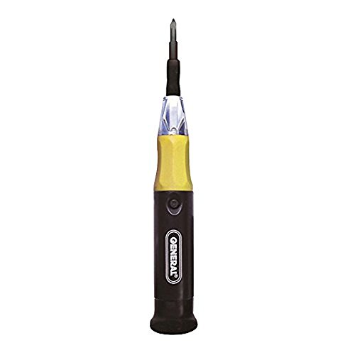 General 8-in-1 Lighted Screwdriver (Bits per Set: 4) by General von General Tools