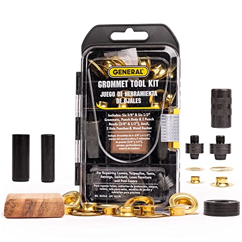 General Tools GENERAL-81264 Tool Werkzeugset mit mehreren Ösen, Sortiert, Multi Grommet Kit, 3/8" and 1/2" General Tools GENERAL-81264 Tool Werkzeugset mit mehreren Ösen, Sortiert, Multi Grommet Kit, 3/8" and 1/2" von General Tools