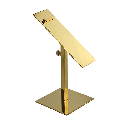 Goldene Spiegeloberfläche Edelstahl verstellbare Schuhe Display Ständer Halter Racks von General